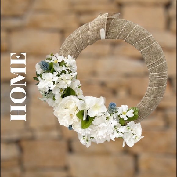 ❤️NEW Gorgeous floral wreath, Pottery Barn inspo - Picture 2 of 16